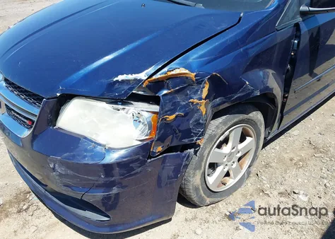 2013 Dodge Grand Caravan Sxt из США, поврежденный, VIN 2C4RDGCGXDR654206